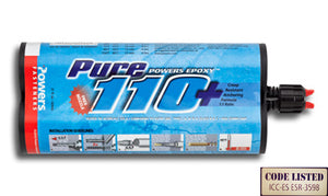 Pure110+ Epoxy Injection Adhesive Anchoring System (12 Cartridges)