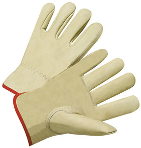 Anchor 4000 Series Cowhide Leather Drivers Gloves Tan (12 PAIR)