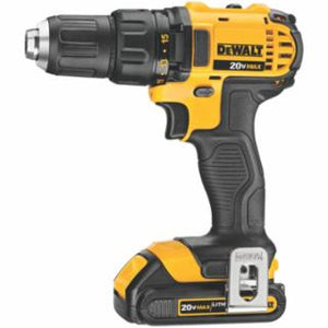 Cordless Compact Drill/Drivers, 1/3 in Chuck, 6 RPM, Electronic Variable/Reverse 115-DCD780C2