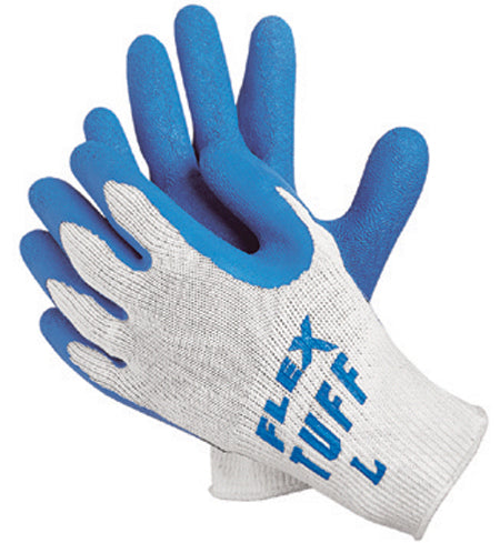 Premium Flex-Tuff Latex Coated String Gloves (12 PAIR)