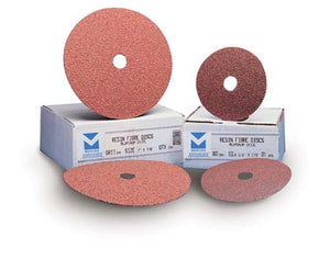 Aluminum Oxide Resin Fibre Discs - 5/8" Hole