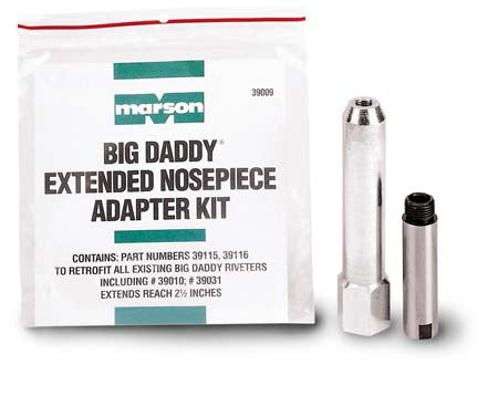 Extended Nosepiece Kit for Big Daddy Hand Rivet Tool