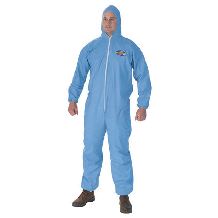 KLEENGUARD A65 FLAME RESISTANT COVERALLS w/ HOOD AND ELASTIC WRIST & ANKLES