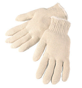 String Knit Gloves Plain 100% Cotton Medium Weight  25 DOZEN PER BOX #4517C