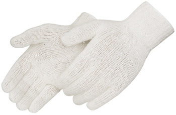 String Knit Gloves Natural White Cotton / Poyester Blend Standard Weight 25 DOZEN PER BOX #K4517Q