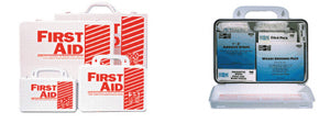 PAC-KIT® 10 Person Contractor's Weatherproof Plastic First Aid Kit (2 Kit)