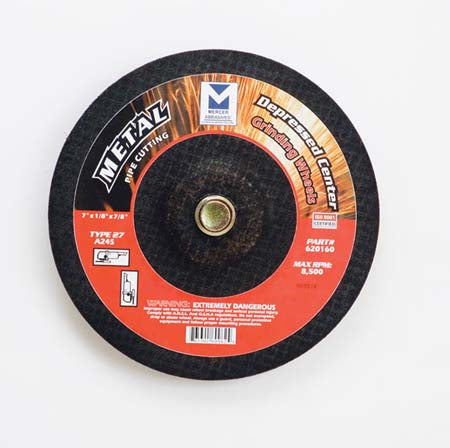 TYPE 27 DEPRESSED CENTER PIPE CUTTING & GRINDING WHEELS (FOR METAL)