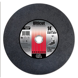 TYPE 1 ULTICUT HIGH PERFORMANCE LOW HORSEPOWER CHOP SAW WHEELS (FOR METAL)