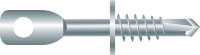 Acoustical Eye Lag Sharp Point Self-Drill Zinc Plated