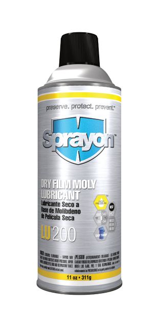 Sprayon LU200  Dry Moly Lubricant (CASE OF 12)