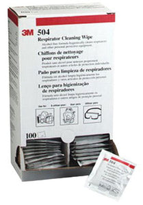 Alcohol Free Respirator Cleaning Wipes (100/Box)