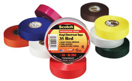 Scotch 35 Vinyl Electrical Color Coding Tape (3/4