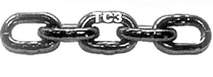 Bright Zinc TC3 Grade 30 Proof Coil Chain - Pail